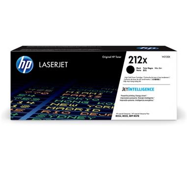 HP TONER 212X NEGRO W2120X LASERJET ENTERPRISE M554, M555, M578