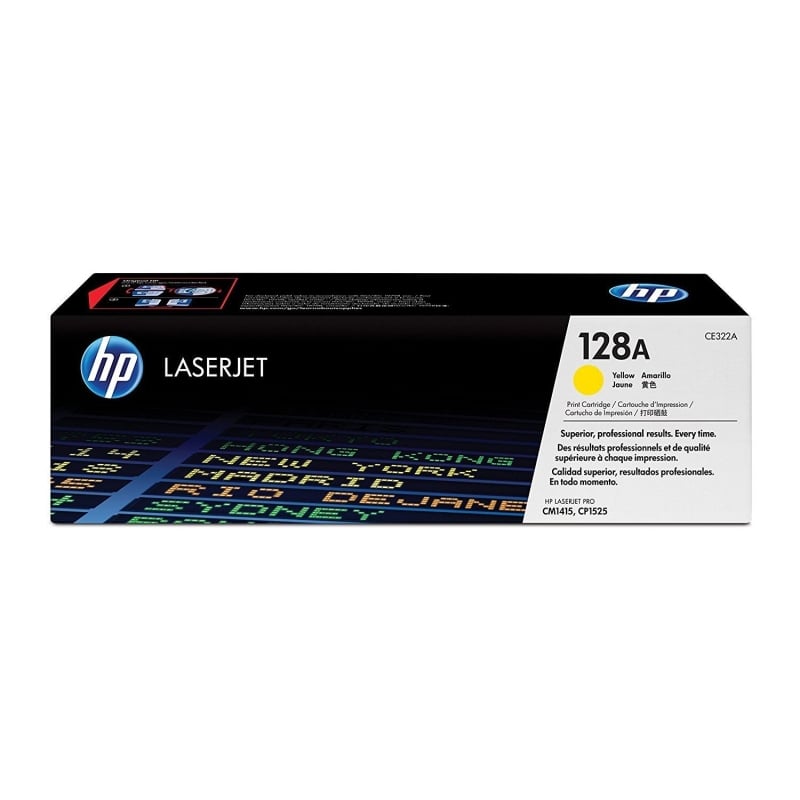 HP nº128A Amarillo