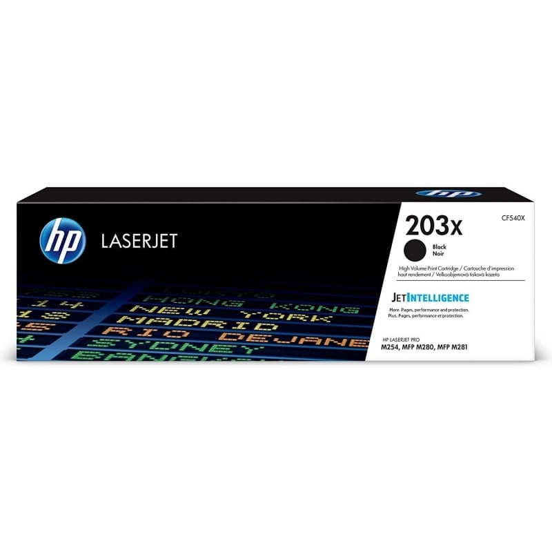 HP 203X TONER HP203X NEGRO (CF540X)