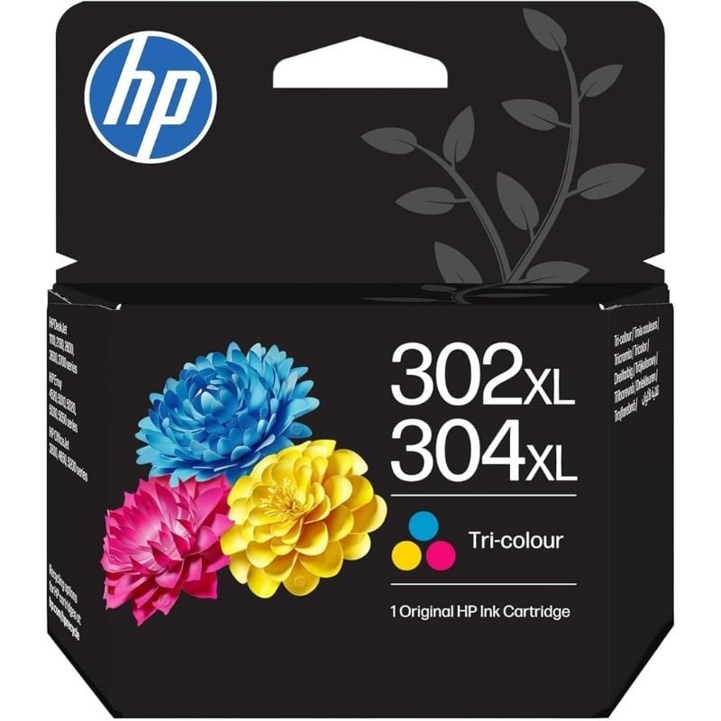 HP Cartucho 302XL 304XL Tricolor