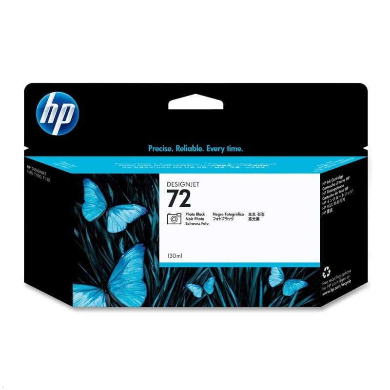 HP Cartucho de tinta 72 negro fotográfico de 130 ml