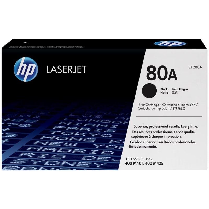 HP 80A TONER HP80A NEGRO (CF280A)