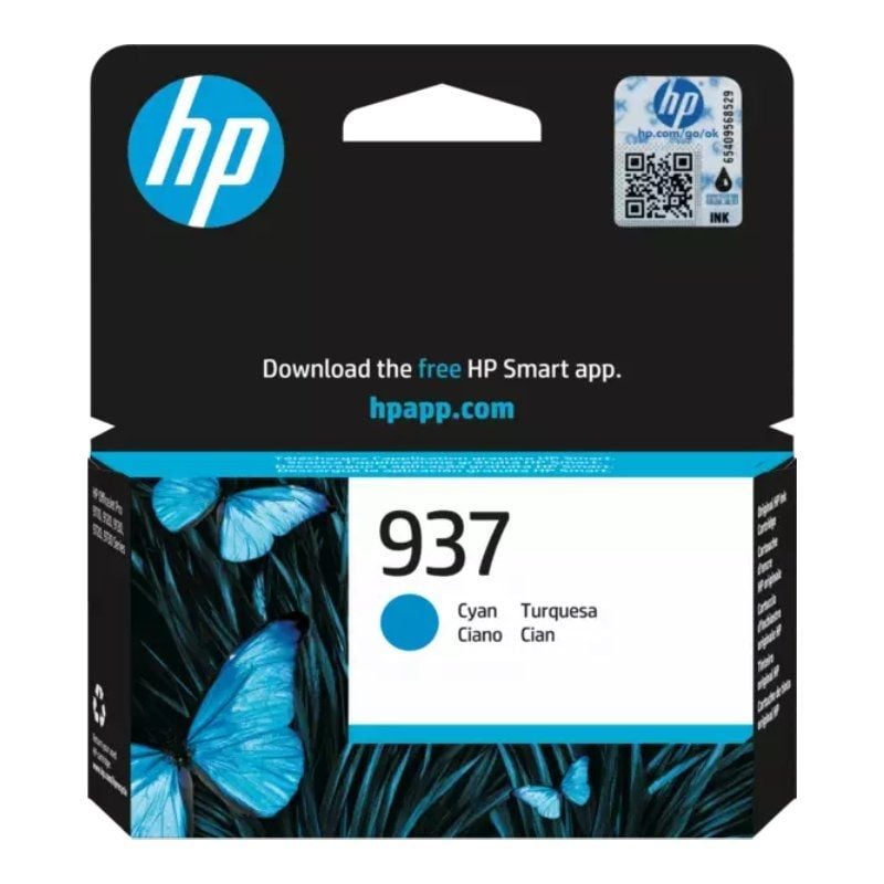 HP Cartucho de Tinta Original 937 cian