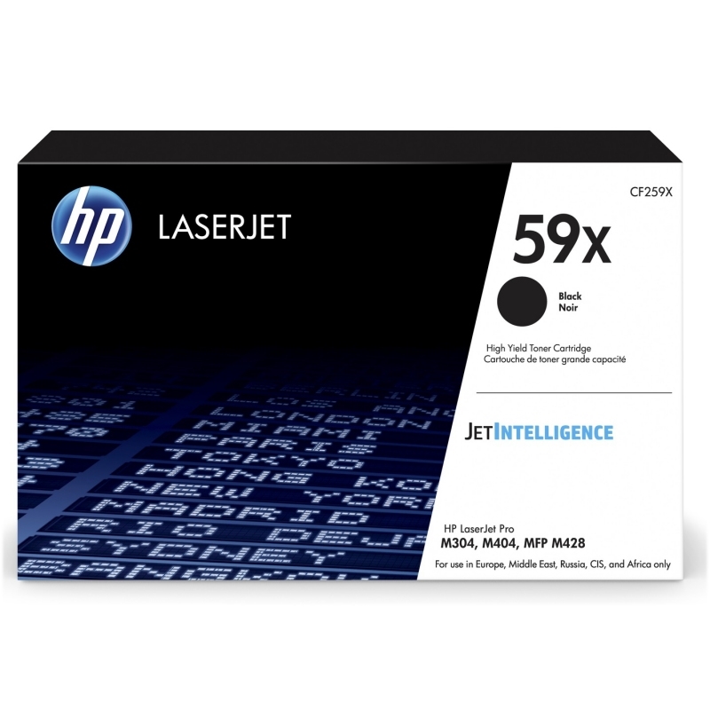 HP Toner 59X negro Lj. M304 M404 M428 10.000pag.