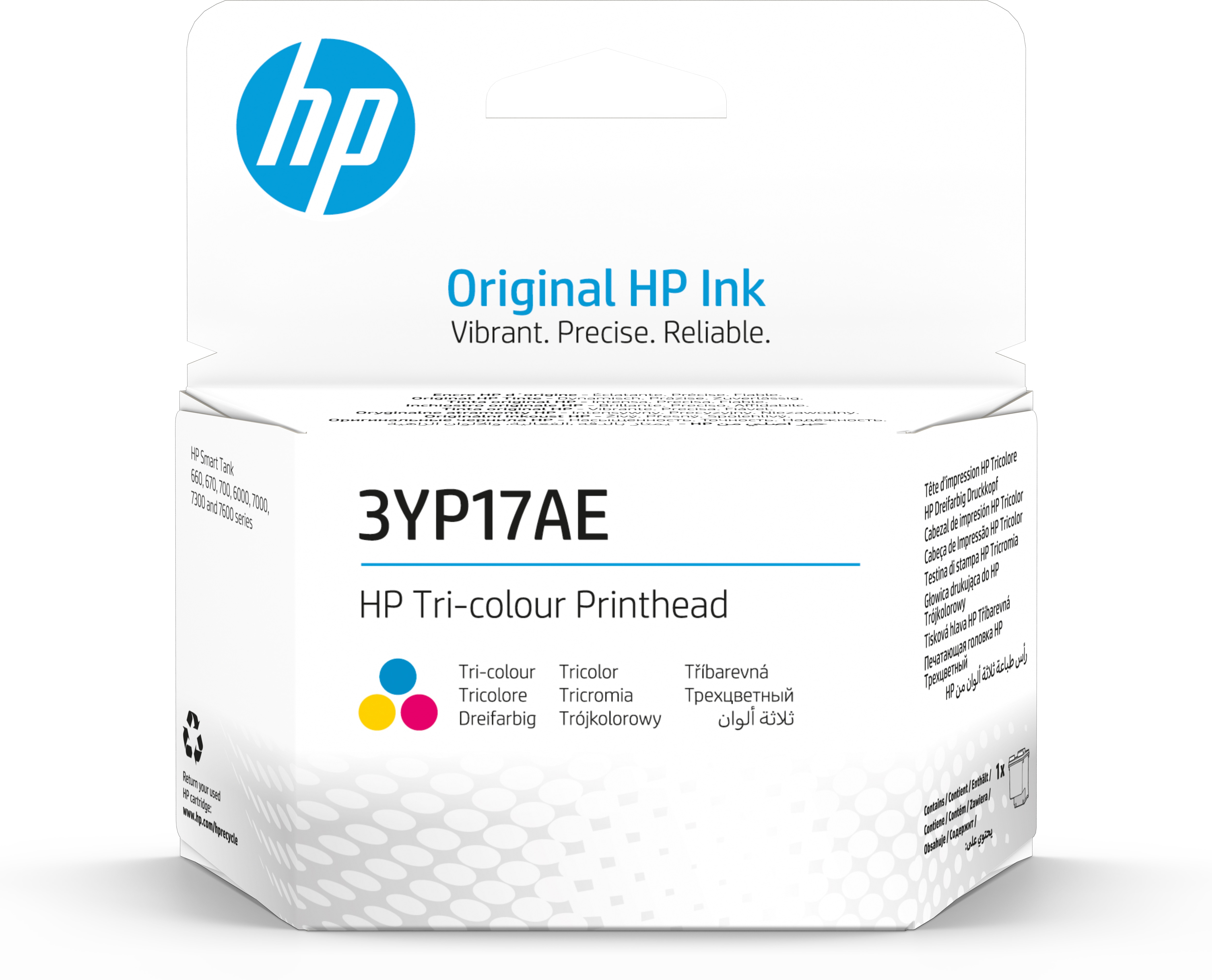 Hp tricolor 3yp17ae para smart tank 7000