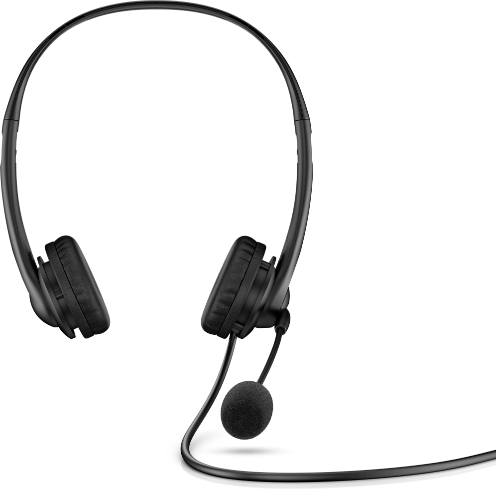 Hp wired usb - a stereo headset euro