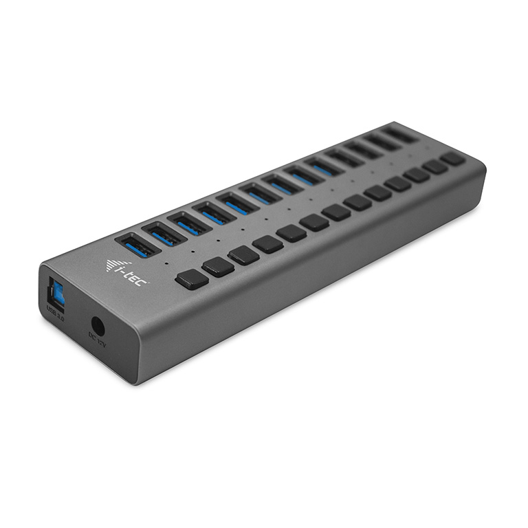 I - tec con 13 puertos usb 3.0 cargador