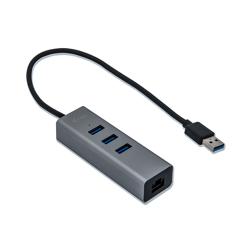 I - tec usb 3.0 con 3 puertos usb 3.0 y ethernet glan rj - 45