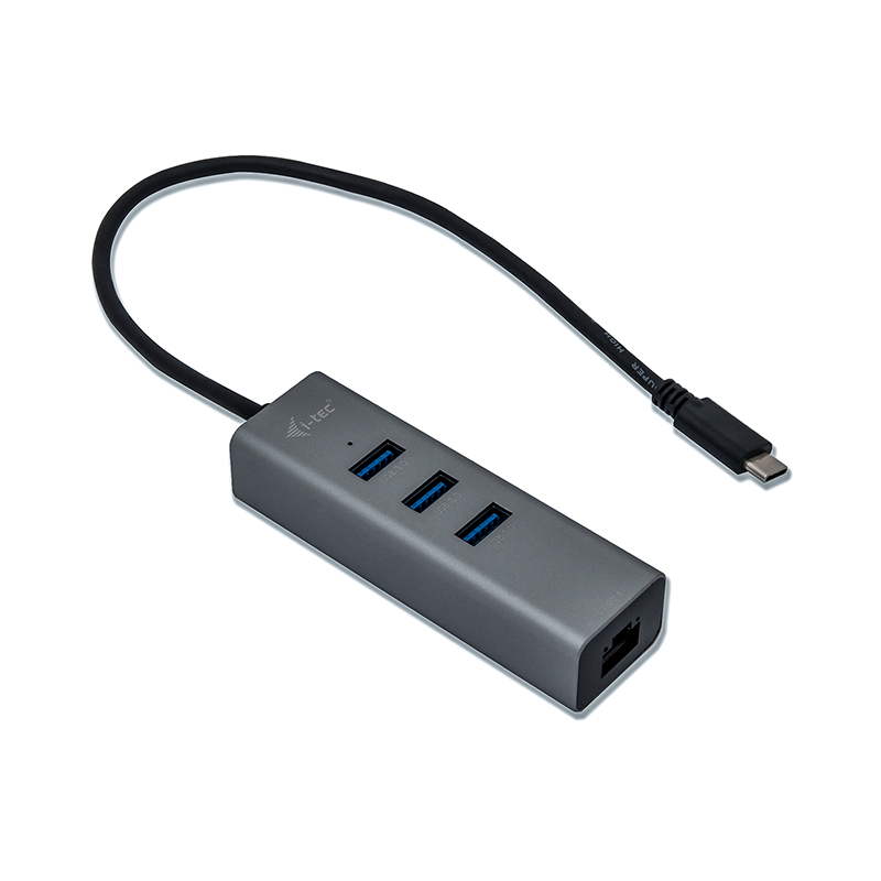 I - tec usb - c con 3 puertos usb 3.0 y ethernet glan rj - 45