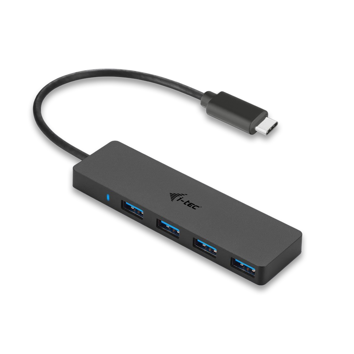 I - tec usb - c delgado con 4 puertos usb 3.0 con cable integrado 20cm