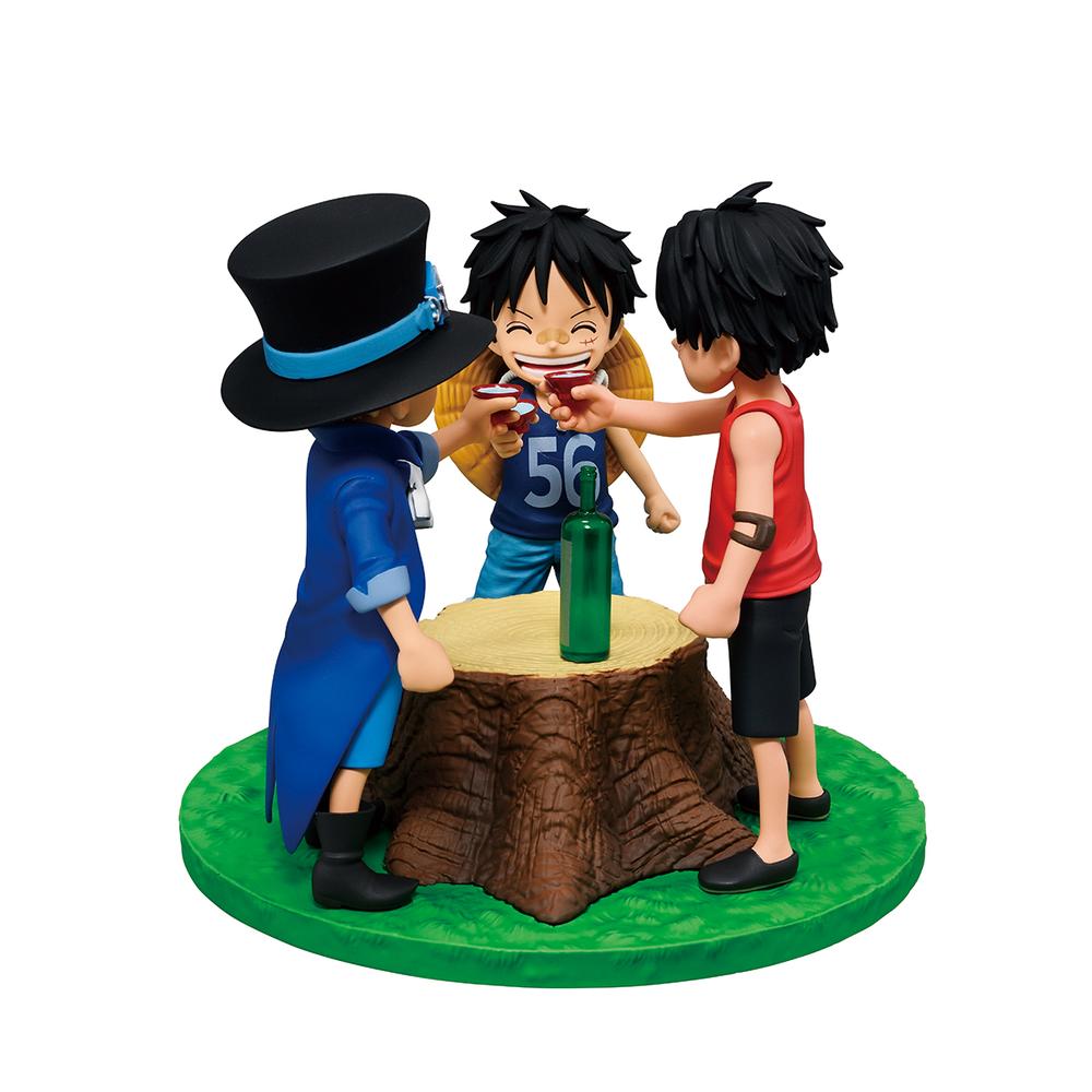 Ichibansho one piece one piece ace & sabo & luffy (dramatic memories) 10cm