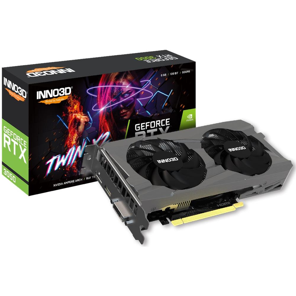 Inno3d rtx 3050 twin x2 6gb gddr6 - dp - hdmi - dvi - d