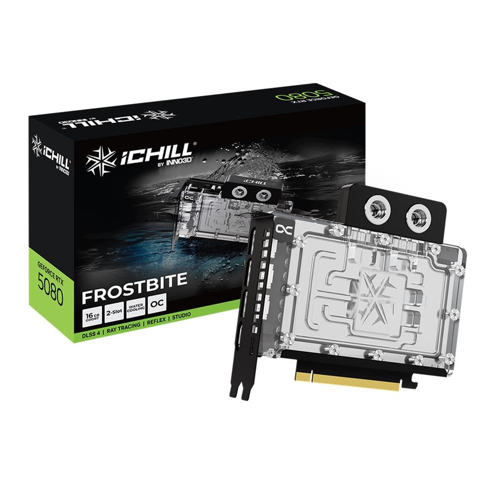 Inno3d rtx 5080 ichill frostbite gddr7 - 3x dp - 1x hdmi pci express 5.0