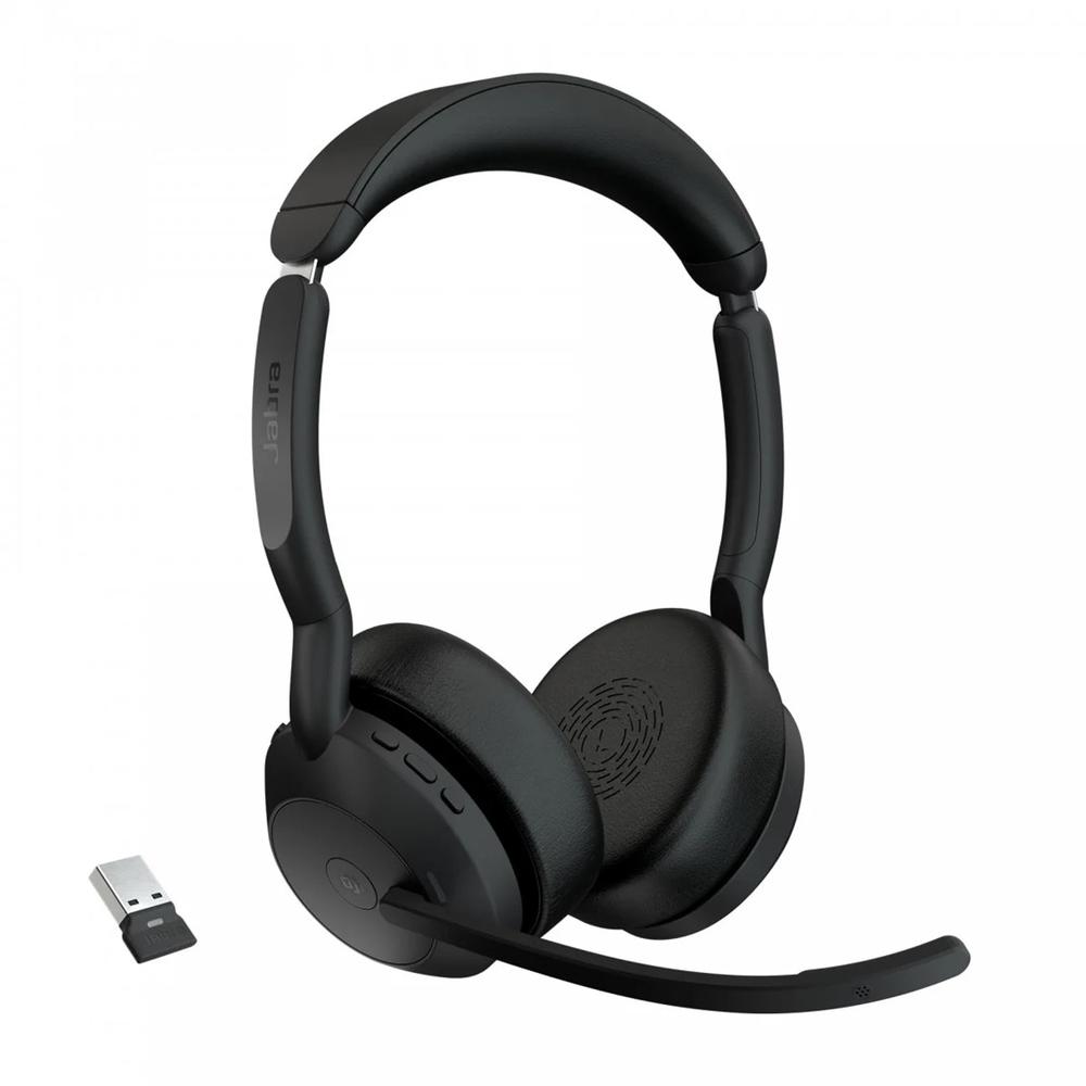 Jabra evolve2 55 ms stereo inalambrico negro