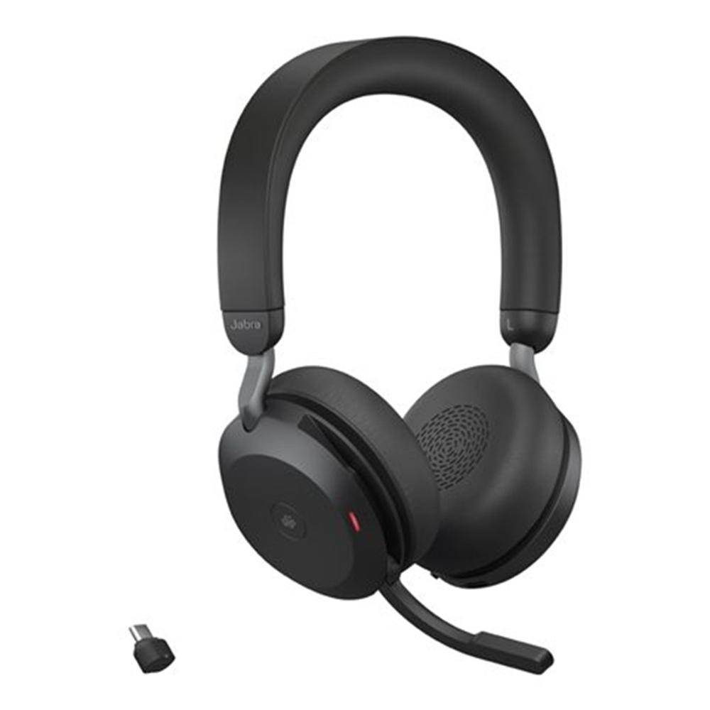 Jabra evolve2 75 ms stereo inalambrico negro