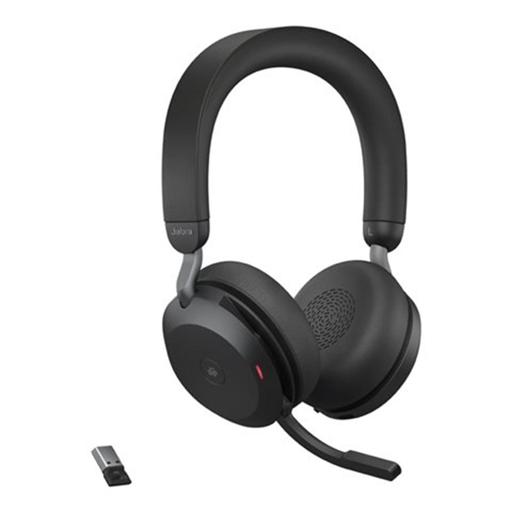 Jabra evolve2 75 ms stereo inalambrico negro