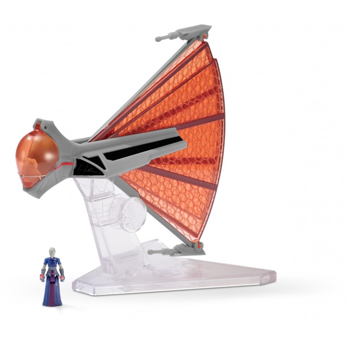Jazwares star wars nave 8cm ginivex class starfighter y figura
