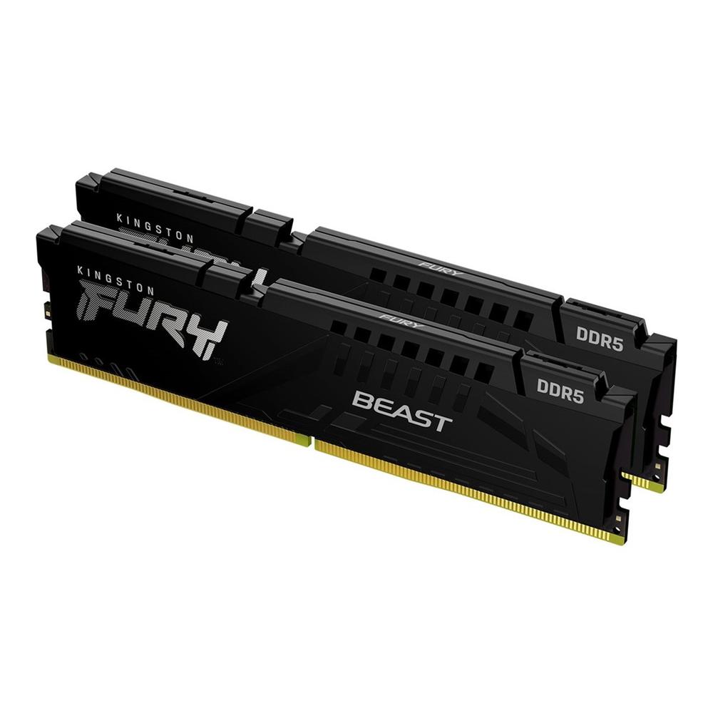 Kingston - 6400mt - s - fury beast - cl32 - negro