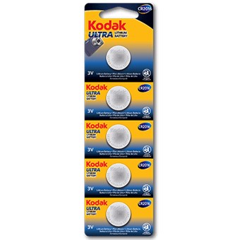 Kodak boton litio ultra 2016 blister carton perforado - 5 pilas