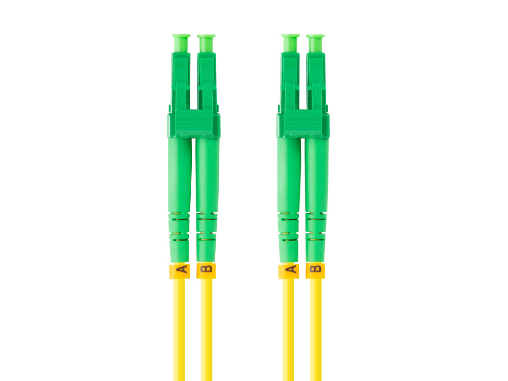 Lanberg 2m mono duplex g657a1 lszh amarillo