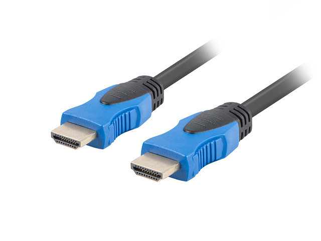 Lanberg macho - macho v2.0 cu 4k 0.5m negro