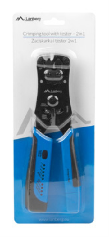 Lanberg universal nt - 0203 rj45 - rj11 - rj12 con comprobador de cables