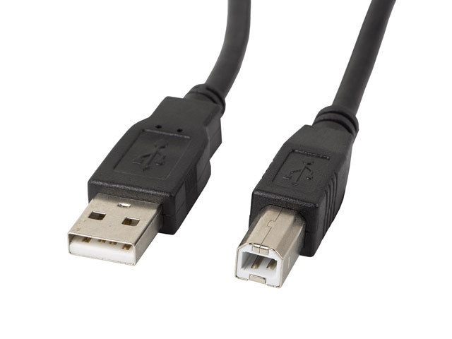 Lanberg usb a - usb b macho - macho ferrita negro 0.5 m
