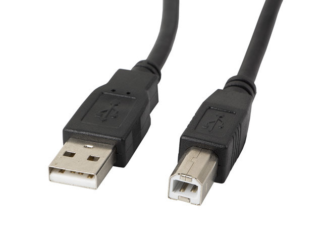 Lanberg usb a - usb b macho - macho ferrita negro 3 m