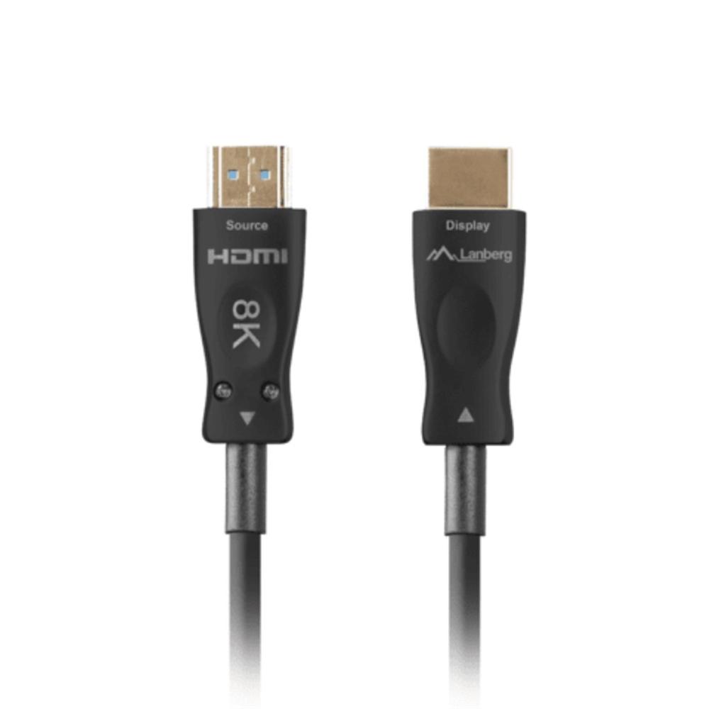 Lanberg v2.1 m - m optico activo 8k 60hz 40m negro