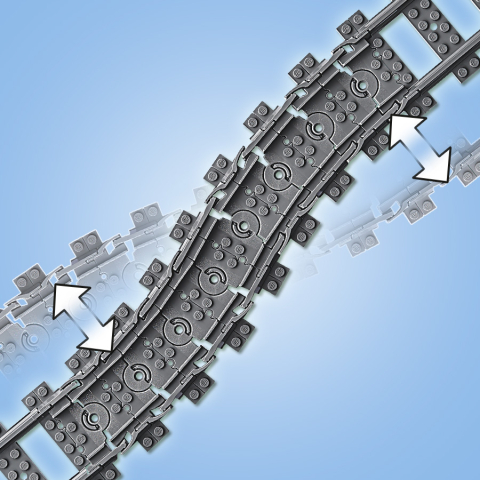 Lego city trains vias