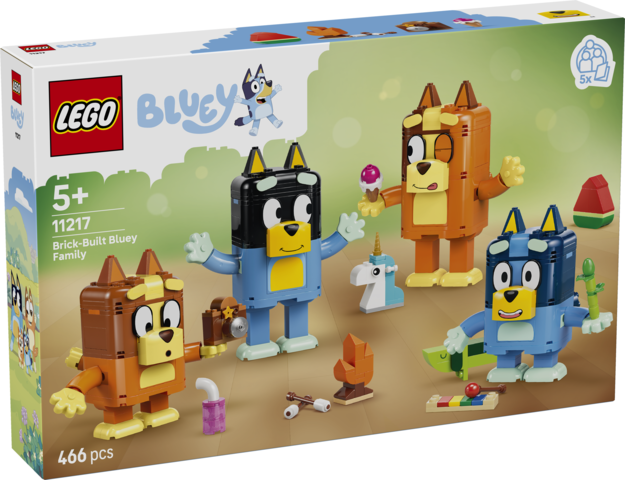 Lego familia de bluey para construir
