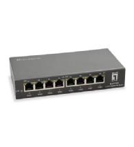 Level one 8 puertos 10 - 100 - 1000 poe 120w no gestion