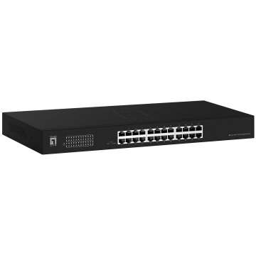 Level one geu - 2431 24 puertos gigabit rack 19 pulgadas