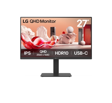 LG 27 QHD IPS MONITOR WITH USB-C WITH