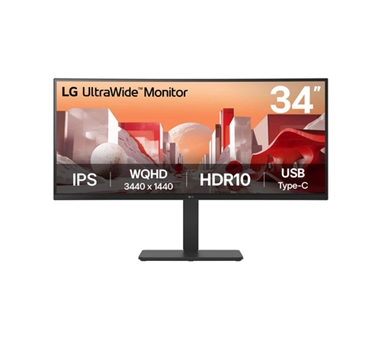 LG 34BA75QE-B pantalla para PC 86,4 cm (34 ) 3440 x 1440 Pixeles Wide Quad HD LCD Negro