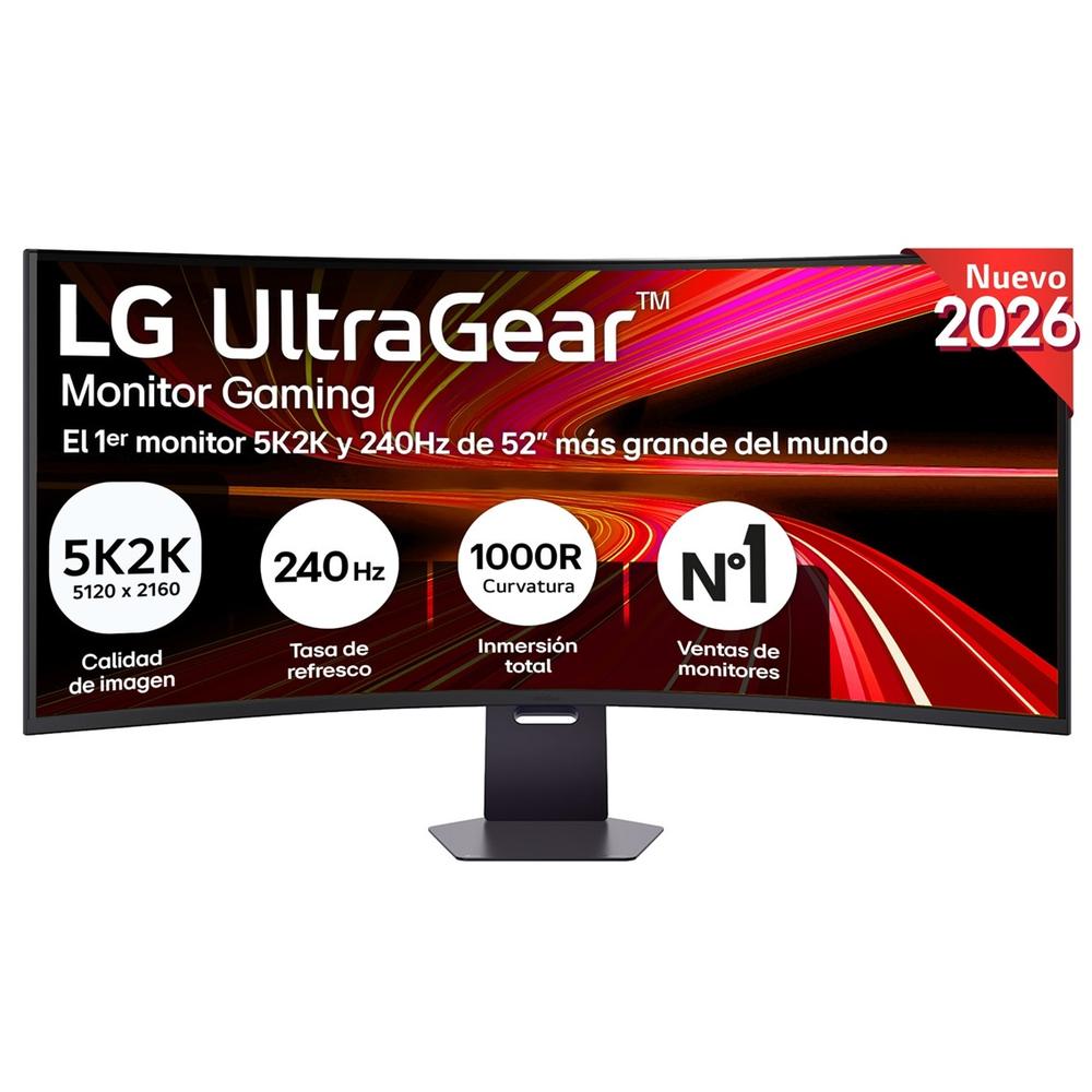 Lg ultragear curvo - va - 5k2k - dp - hdmi - 240hz - 1ms - vesa 100x100