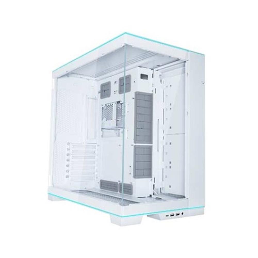 Lian li e - atx o11d evo rgb cristal templado blanco