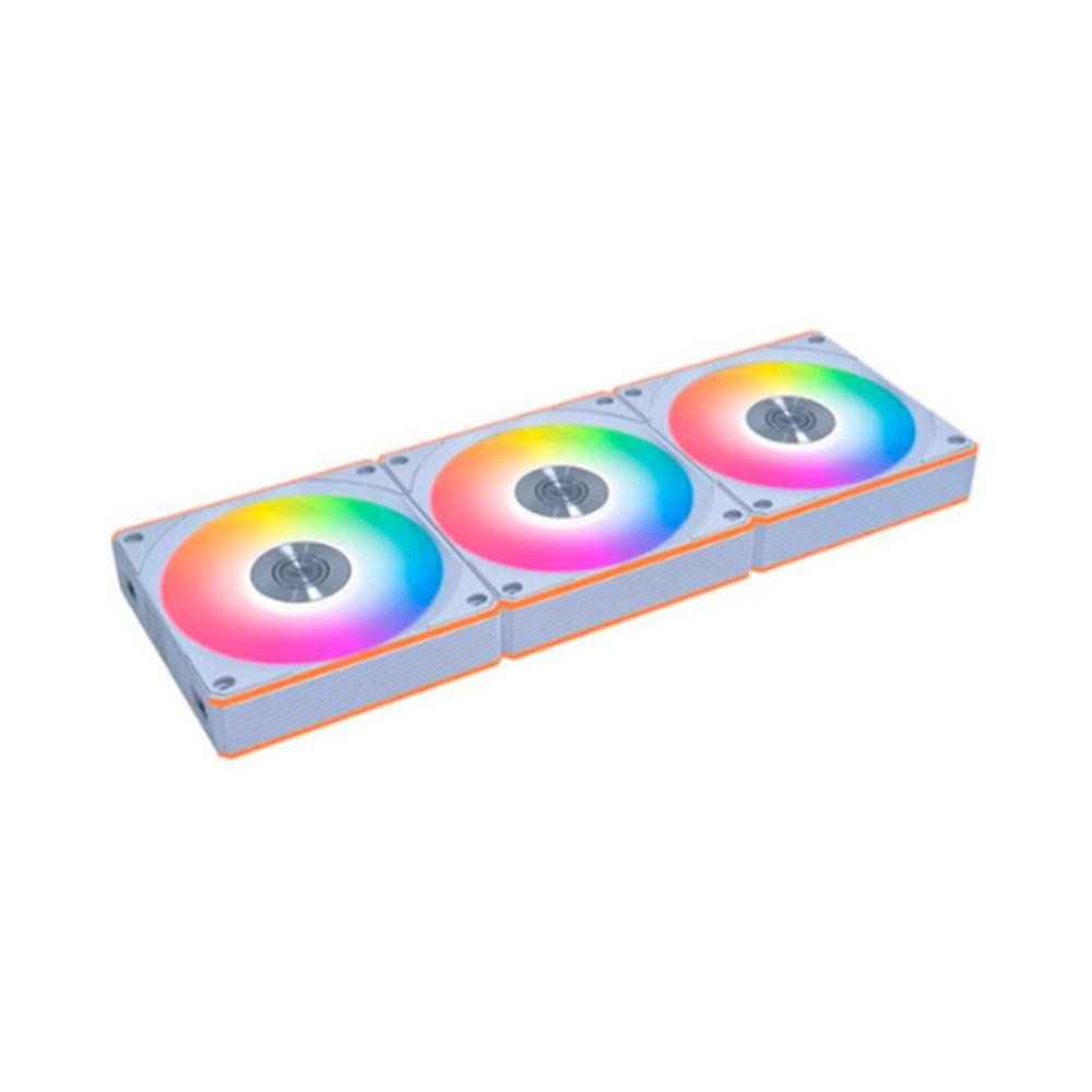 Lian li uni fan cl inalambrico rev argb 3x 120mm blanco + controlador