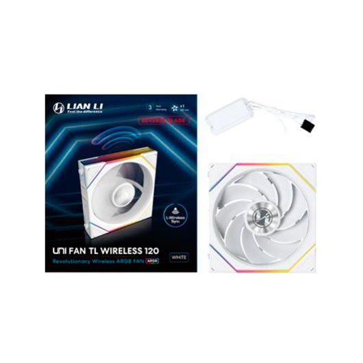 Lian li unifan tl120 inalambrico argb 120mm blanco