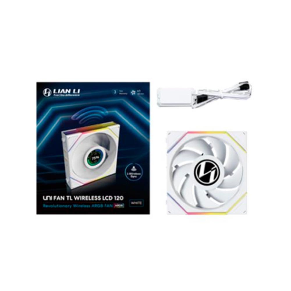 Lian li unifan tl - lcd wireless argb 120mm white
