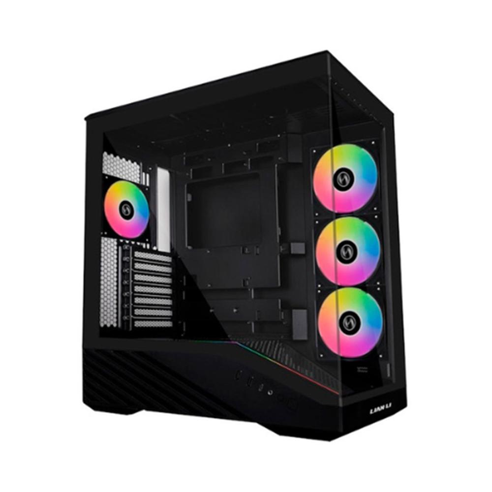 Lian li v100 v100 atx argb cristal templado negro
