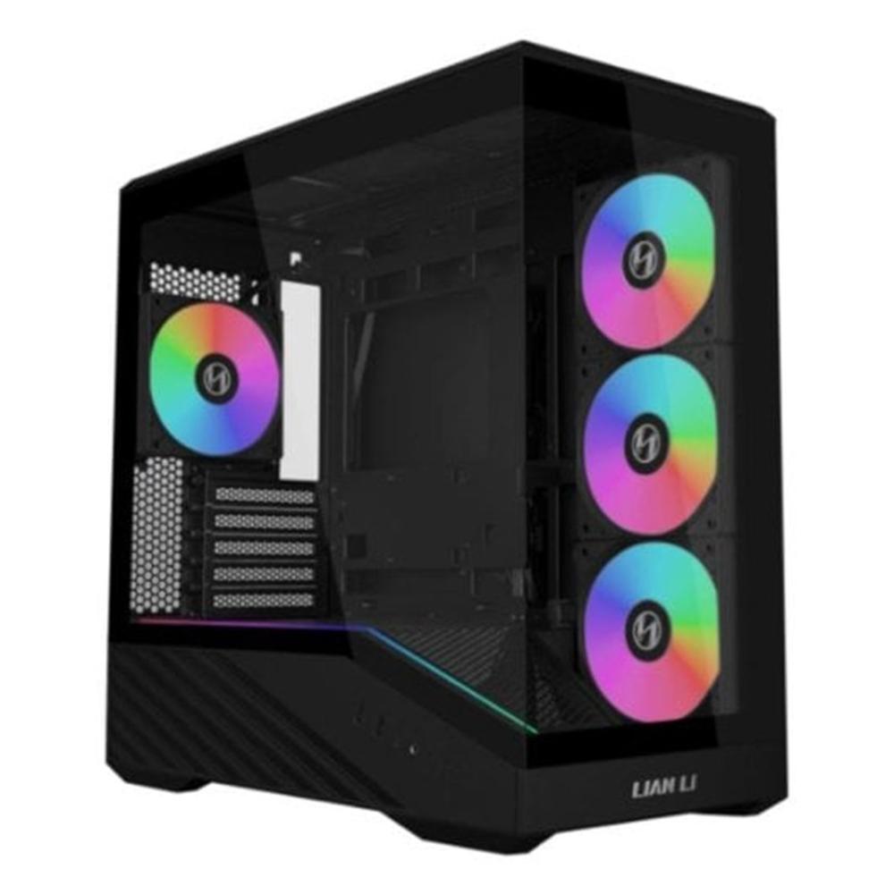 Lian li vector v100r mini matx argb cristal templado negra