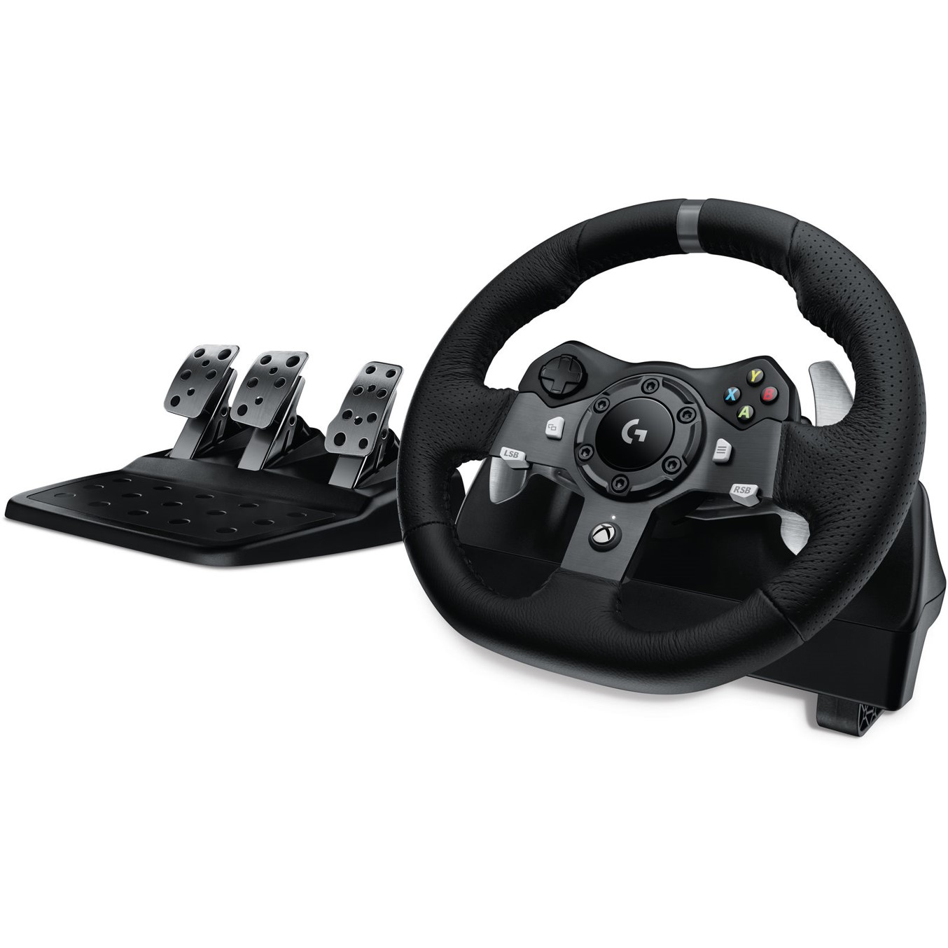 Logitech g920 gaming driving force racing wheel para pc & xbox
