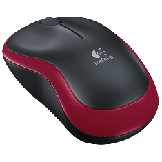Logitech m185 optico wireless inalambrico rojo 2.4ghz