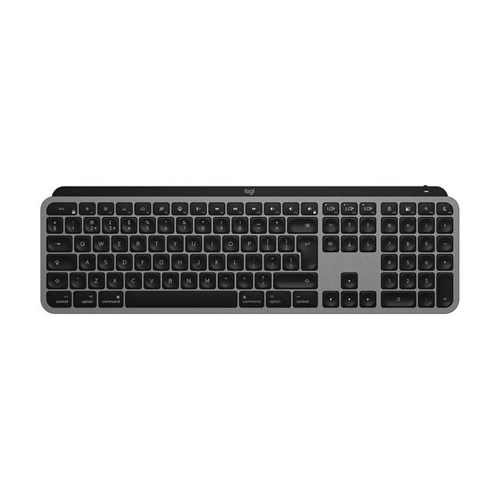 Logitech mx keys s for mac inalambrico gris