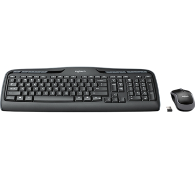 Logitech Teclado+ Ratón MK330 USB Negro