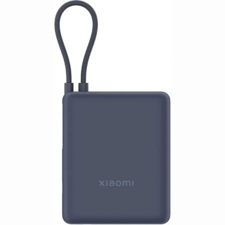 Powerbank 10000mAh Xiaomi 33W Power Bank Integrated Cable 33W Azul Incluye Cable USB Tipo-C