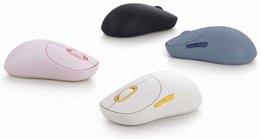 Ratón Inalámbrico Xiaomi Wireless Mouse 3 Hasta 1200 DPI Rosa