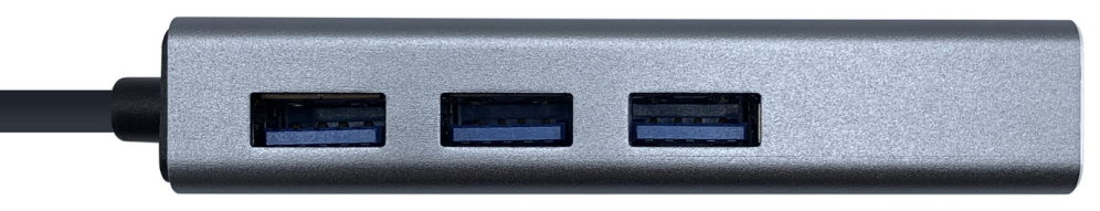 Hub USB 3.0 Aisens A106-0401 3xUSB 1xRJ45 Gris