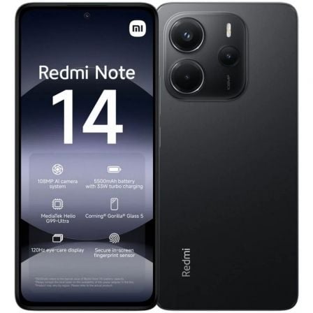 Smartphone Xiaomi Redmi Note 14 8 GB 256 GB 6.67 Negro